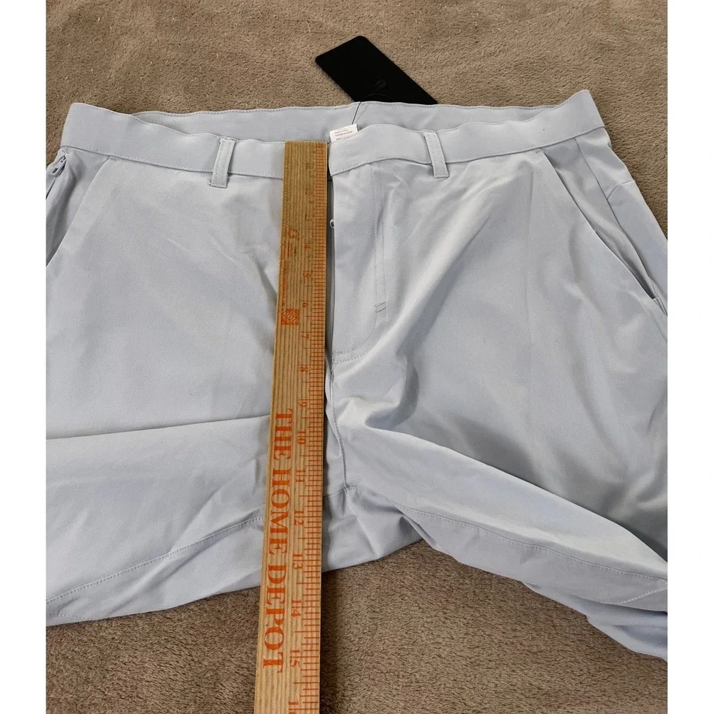 Fabletics Only Pant Men's 35x34 Light Blue Performance Golf Chino Stretch NEW